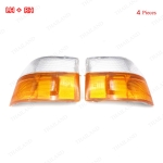 ชุด ไฟเลี้ยว ข้างซ้าย+ขวา 2 ชิ้น สีส้ม,ขาว สำหรับ Toyota Hiace Van ปี 1991-2001